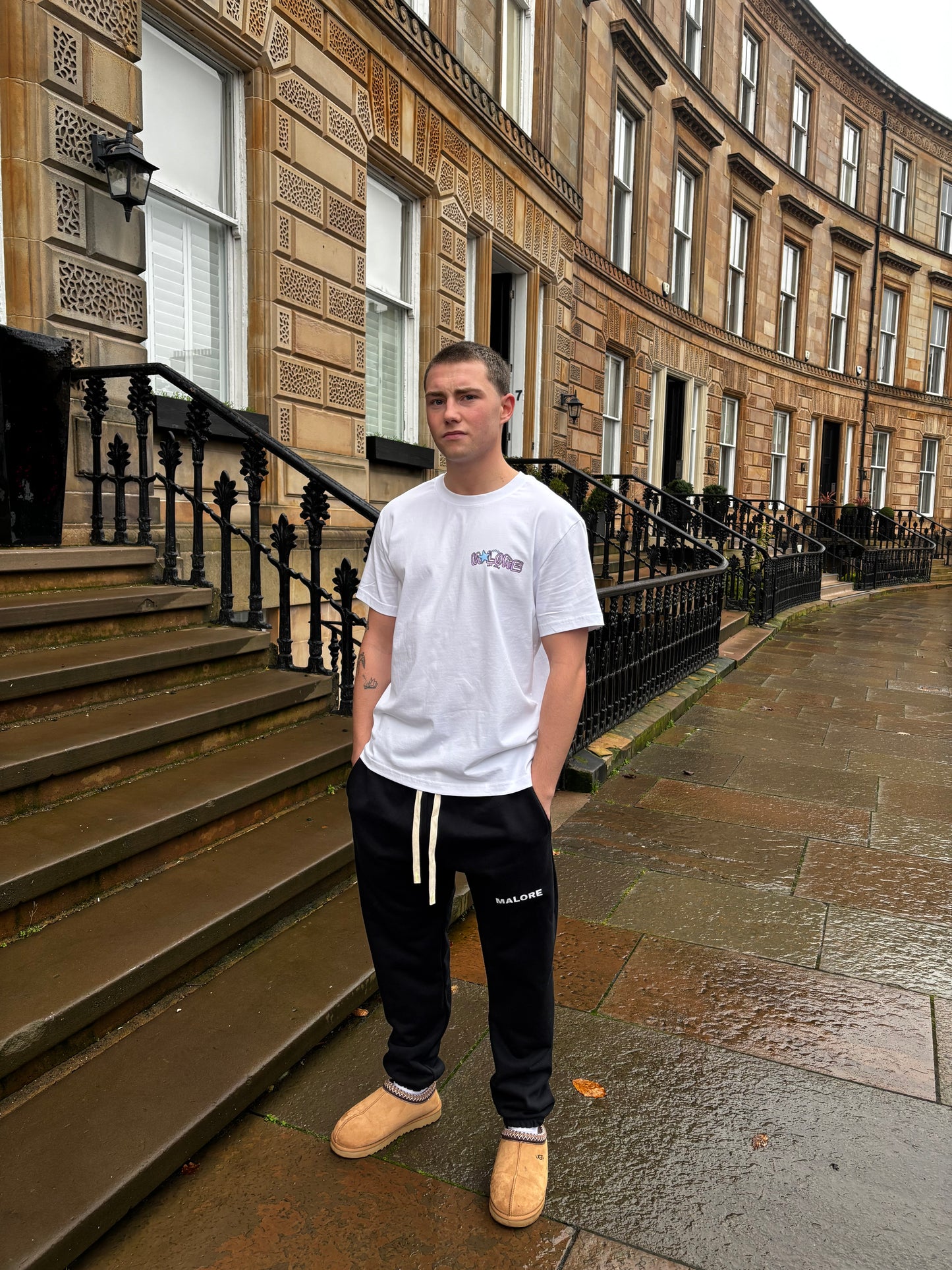 Classic Fit Feelin’ Lucky Tee White