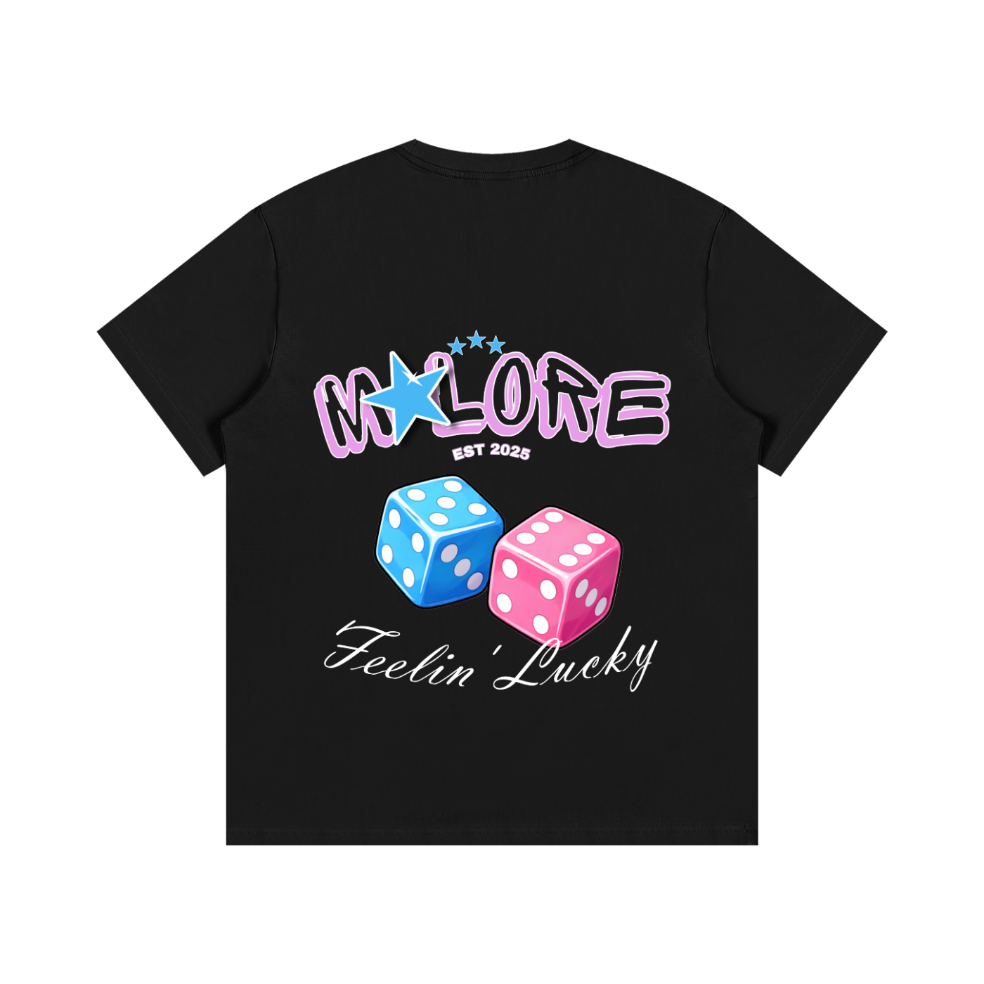 Classic Fit Feelin’ Lucky Tee Black