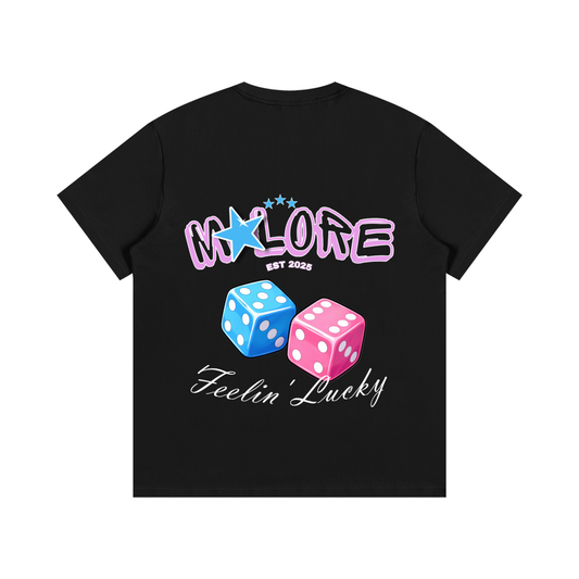 Classic Fit Feelin’ Lucky Tee Black